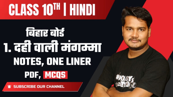 दही वाली मंगम्मा Summary Class 10 Hindi Notes